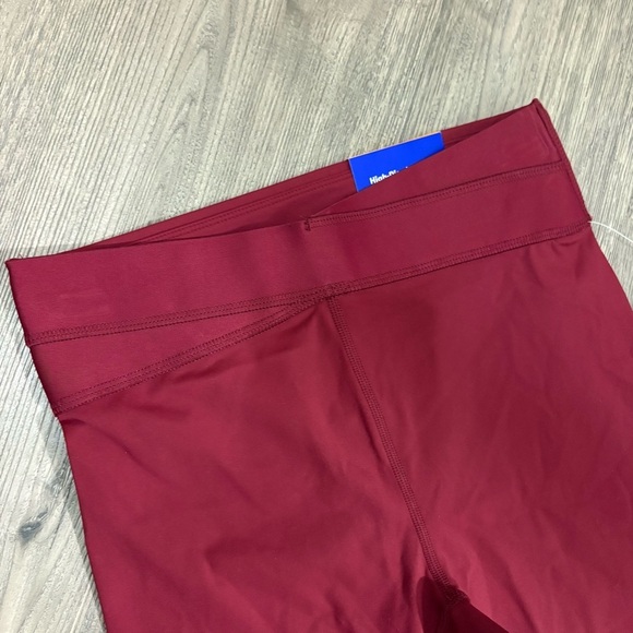 JoyLab Women's High-Rise Red 7/8 Leggings Size Small Moisture Wicking NWT - Picture 2 of 9